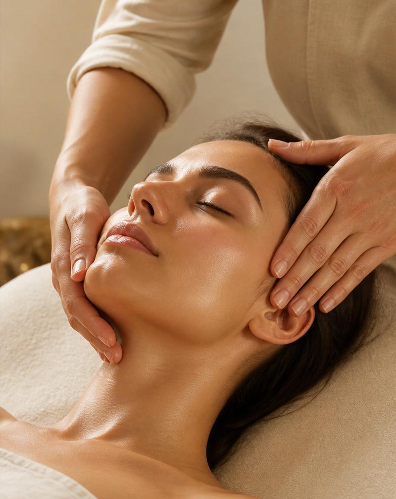 Facial sculpting treatment at IAMplify Beauty, Applecross